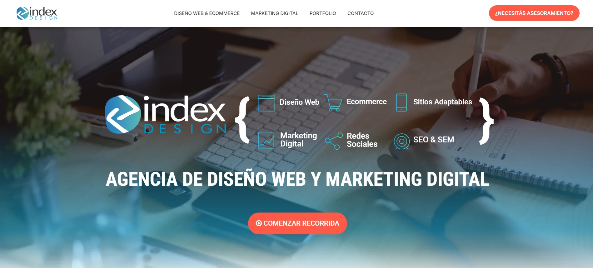 agencia seo en rosario Index Desing