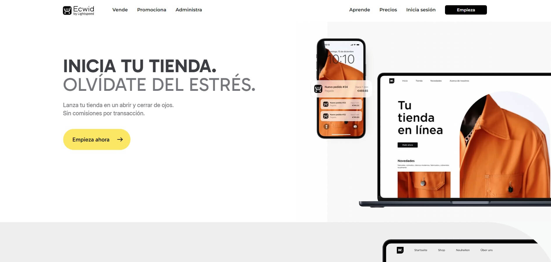 plataforma de ecommerce ecwid