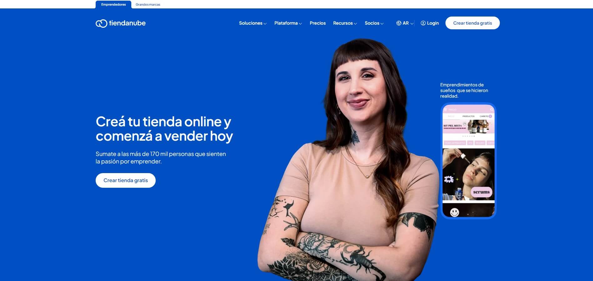 plataforma de ecommerce tiendanube