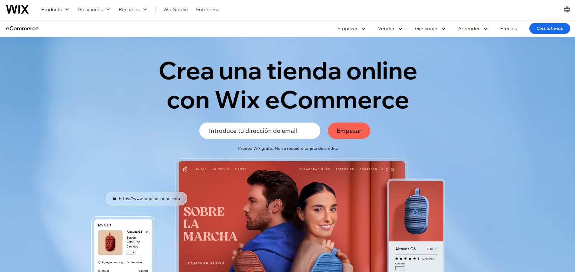 plataforma de ecommerce wix