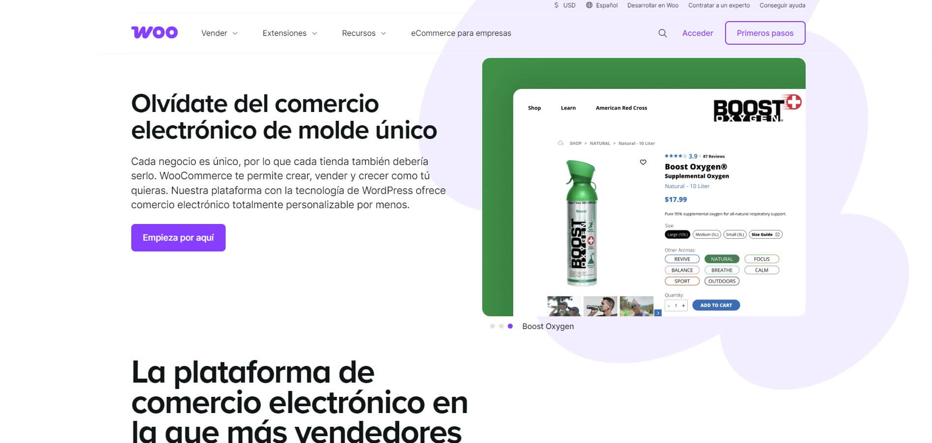 plataforma de ecommerce woocommerce